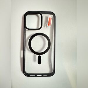 Black Magnetic 16 pro max Phone Case